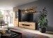 Wohnwand >Canu< in Basalt Grau / Artisan - 280x190x44cm (BxHxT)
