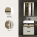 Badezimmer-Set >Scout< in Evoak Oak / Kaschmir - 60x191x34cm (BxHxT)