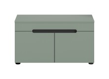 Sitzbank >Canu< in Basalt Grau / Smoke Green -...