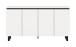 Sideboard >Tomasa< in Weiß - 160x84x36cm (BxHxT)