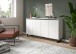 Sideboard >Tomasa< in Weiß - 160x84x36cm (BxHxT)