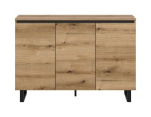 Sideboard >Tomasa< in Evoke Oak - 120x84x36cm (BxHxT)