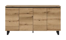 Sideboard >Tomasa< in Evoke Oak - 160x84x36cm (BxHxT)