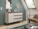 Sideboard >Tron< in kaschmir - 136x83x38cm (BxHxT)