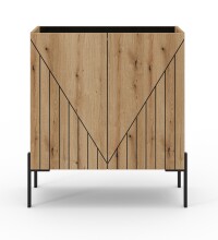 Kommode >Neo< in Evoke Oak - 80x91x40cm (BxHxT)