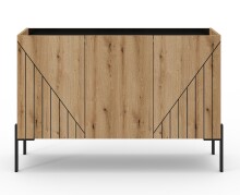 Sideboard >Neo< in Evoke Oak - 120x81x40cm (BxHxT)