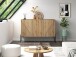 Sideboard >Neo< in Evoke Oak - 120x81x40cm (BxHxT)