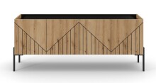 Lowboard >Neo< in Evoke Oak - 153x62x40cm (BxHxT)