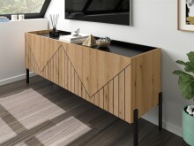 Lowboard >Neo< in Evoke Oak - 153x62x40cm (BxHxT)
