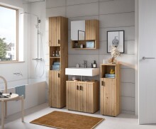 Hochschrank >Mone< in artisan oak - 30x192x30cm (BxHxT)
