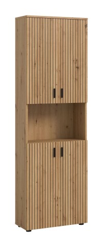 Hochschrank >Mone< in artisan oak - 60x192x30cm (BxHxT)