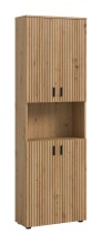 Hochschrank >Mone< in artisan oak - 60x192x30cm...