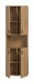 Hochschrank >Mone< in artisan oak - 60x192x30cm (BxHxT)