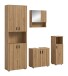 Badezimmer-Set >Mone< in artisan oak - 180x192x30cm (BxHxT)