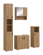 Badezimmer-Set >Mone< in artisan oak - 150x192x30cm (BxHxT)
