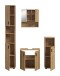 Badezimmer-Set >Mone< in artisan oak - 150x192x30cm (BxHxT)