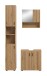 Badezimmer-Set >Mone< in artisan oak - 105x192x30cm (BxHxT)