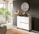 Spiegel >Drive< in artisan oak - 70x70x6cm (BxHxT)