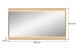 Spiegel >Drive< in artisan oak - 60x110x6cm (BxHxT)