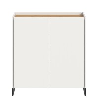 Schuhkommode >Drive< in Weiß - 97x90x38cm...