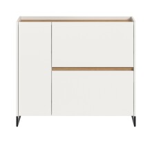Schuhkommode >Drive< in Weiß - 97x110x32cm...