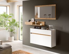 Schuhkommode >Drive< in Weiß - 61x110x32cm (BxHxT)