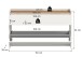 Schuhkommode >Drive< in Weiß - 61x110x32cm (BxHxT)