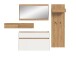 Garderoben-Set >Drive< in Weiß - 192x205x32cm (BxHxT)