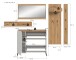 Garderoben-Set >Drive< in Weiß - 192x236x32cm (BxHxT)