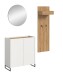 Garderoben-Set >Drive< in Weiß - 197x175x32cm (BxHxT)