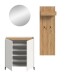 Garderoben-Set >Drive< in Weiß - 197x175x32cm (BxHxT)