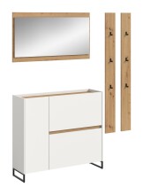 Garderoben-Set >Drive< in Weiß - 192x172x32cm...
