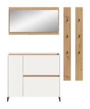 Garderoben-Set >Drive< in Weiß - 192x172x32cm (BxHxT)
