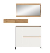 Garderoben-Set >Drive< in Weiß - 192x140x32cm (BxHxT)