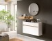 Garderoben-Set >Drive< in Weiß - 197x140x32cm (BxHxT)