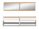 Garderoben-Set >Drive< in Weiß - 192x220x32cm (BxHxT)