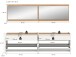 Garderoben-Set >Drive< in Weiß - 192x220x32cm (BxHxT)