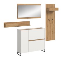 Garderoben-Set >Drive< in Weiß - 192x175x32cm (BxHxT)
