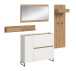 Garderoben-Set >Drive< in Weiß - 192x175x32cm (BxHxT)