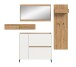 Garderoben-Set >Drive< in Weiß - 192x175x32cm (BxHxT)