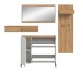 Garderoben-Set >Drive< in Weiß - 192x175x32cm (BxHxT)