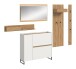 Garderoben-Set >Drive< in Weiß - 192x236x32cm (BxHxT)
