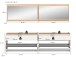 Garderoben-Set >Drive< in Weiß - 192x220x32cm (BxHxT)