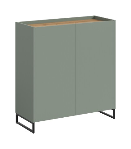 Schuhkommode >Drive< in Salbei - 97x90x38cm (BxHxT)