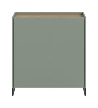 Schuhkommode >Drive< in Salbei - 97x90x38cm (BxHxT)