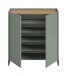 Schuhkommode >Drive< in Salbei - 97x90x38cm (BxHxT)