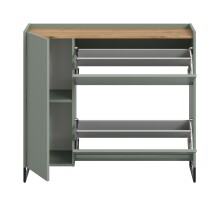 Schuhkommode >Drive< in Salbei - 97x110x32cm (BxHxT)