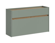 Schuhkommode >Drive< in Salbei - 61x110x32cm (BxHxT)