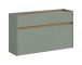 Schuhkommode >Drive< in Salbei - 61x110x32cm (BxHxT)