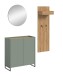 Garderoben-Set >Drive< in Salbei - 197x175x32cm (BxHxT)